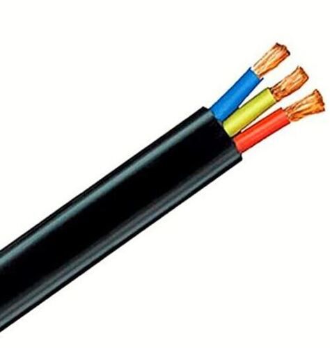 Pvc Insulated And Copper Conductor 3 Core Flat Cable  Application: Power Station