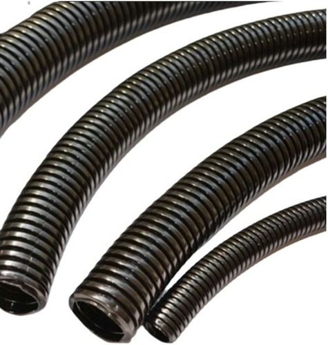 Black 10 X 7.5 Mm Waterproof Coating Round Nylon Flexible Conduit