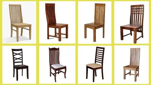 16 X 18 X 28 Inch Wood Dining Chair Without Armrest For Home