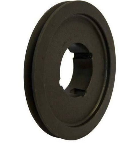 Black 2 Mm Thick Long Lasting And Paint Coated Industrial Pulley Wheels