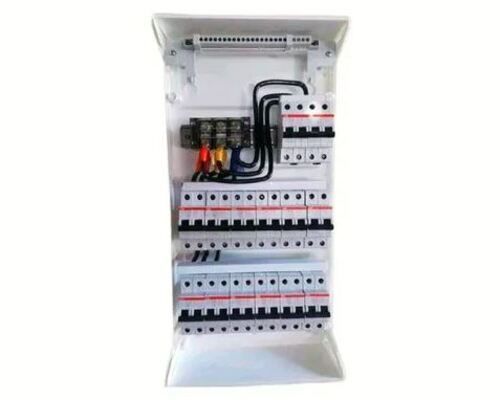 240 Voltage 50 Hz Powder Coated Mild Steel 18 Way Ip54 Mcb Distribution Board Dimension(L*W*H): 18X20 Inch (In)