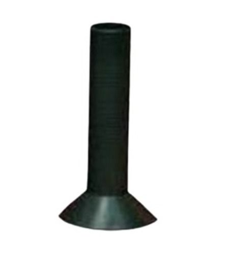 Black 7 Inches Round Durable Rigid Polyvinyl Chloride Plastic Y Cone