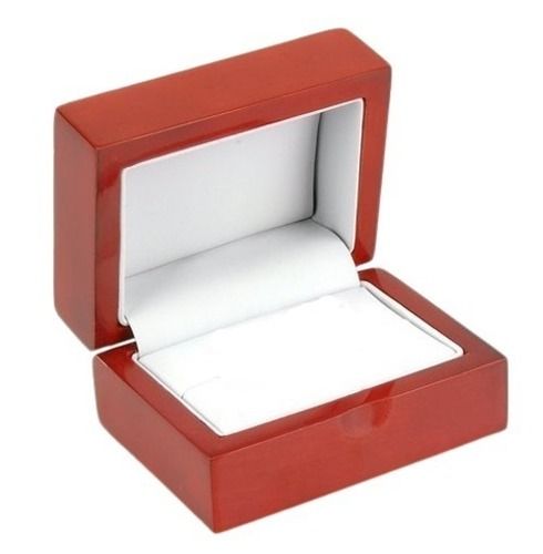 8X6X4 Inches Eco Friendly And Durable Rectangular Wooden Jewelry Box Design: Plain