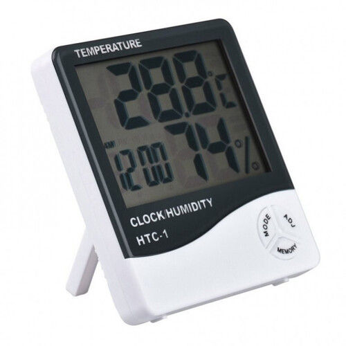 Digital Thermo Hygrometer With Temperature, Time And Humidity Display Application: Industrial