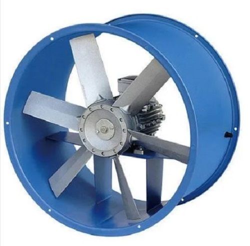 Industrial 3000 Rpm Speed Sheet Metal Round Shape Axial Flow Fan Air Volume: 130000  Ft3/Min (Cfm)