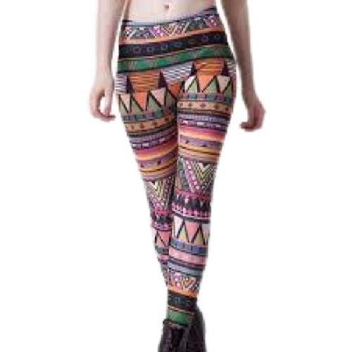 Ladies Causal Wear Printed Cotton Leggings