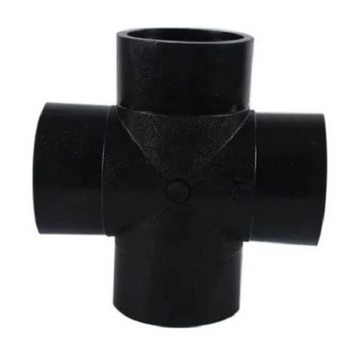 Black Premium Quality 5 Mm Thickness Mild Steel Upvc Cross Tee 