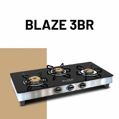 3 Burner Stainless Steel Blaze 3B Gas Stove With 2 Year Warranty Application: Liquid Drinks