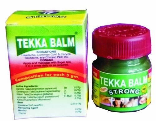 Green Tekka Balm For Clinical And Personal Usage