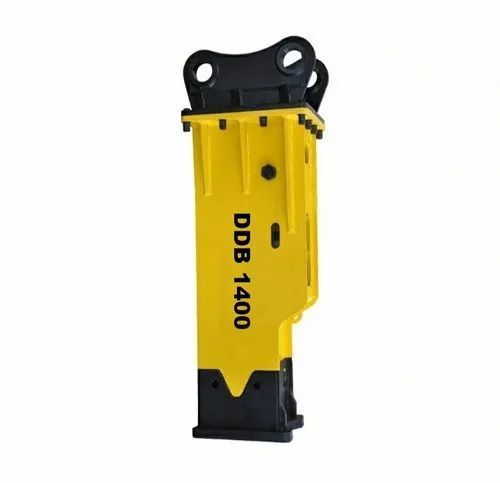 Hydraulic Rock Breaker For Industrial Usage, Hose Diameter 0.5 Inch Body Material: Steel