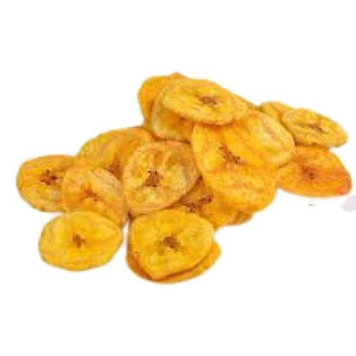 Hygienically Packed Round Shape Salty Taste Fried Healthy Banana Chips