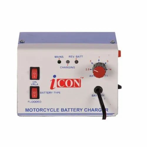 Icon 12v 3amp Vrla Motorcycle Battery Charger