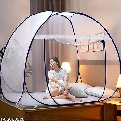 King Size Washable & Foldable Mosquito Net For Double Bed Dry Place