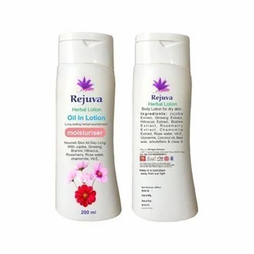 Normal Skin Type Moisturiser Herbal Lotion Oil, 200 Ml