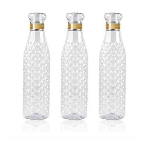 Unbreakable And Leak-Proof Crystal Diamond Transparent Plastic Water Bottle