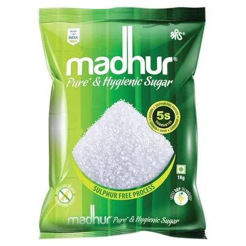 Sweet 1 Kilogram Pure And Hygienic Sulphur Free Crystal White Sugar