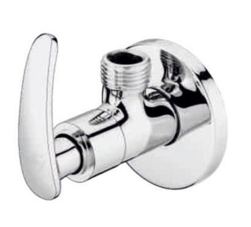 10 X 10 X 10 Cm Wall Flange Chrome Plated Angle Cock