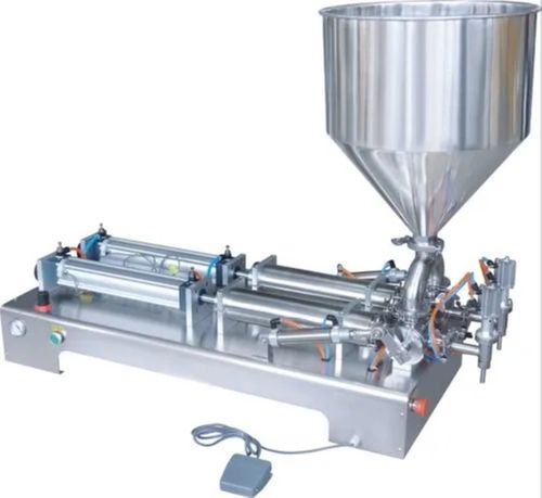 220 Volts Human Machine Interface Semi-Automatic Stainless Steel Paste Filling Machine