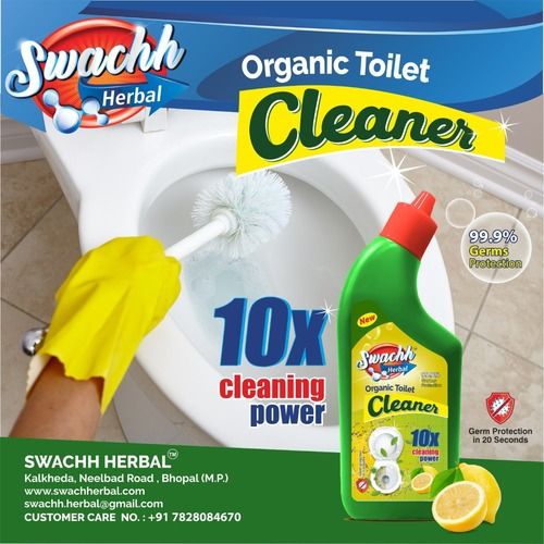 24 Months Shelf Life Organic Toilet Cleaner For Kills 99.9% Germs