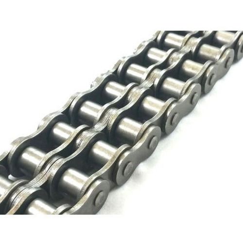 Silver 3 Meter Rust Proof And Industrial Grade Mild Steel Round Hole Roller Chain