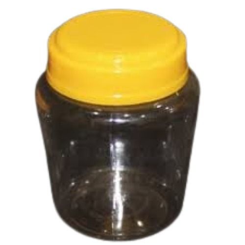 500Ml Screw Cap Transparent Polyvinyl Chloride Pet Jars  Hardness: Rigid