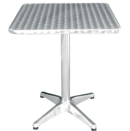 Machine Made 7.5 Kg 72.0 Cm Square Flip-Top Stainless Steel Restaurant Table 