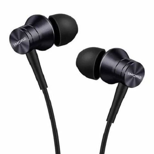 Black Multi Color Comfortable Silicon Material Wired Earphone With Mic 