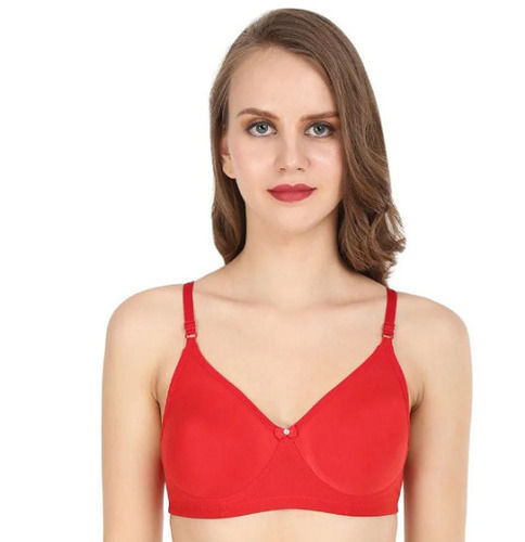 Non-Padded Ladies Plain Cotton Bra, For Inner Wear, Size: 34B at