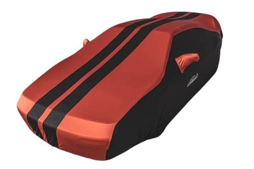 Pure Essential Oils Polyester Red With Black Four Wheeler Car Cover