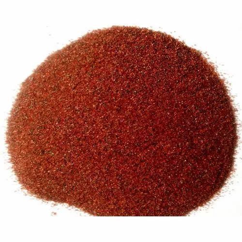 Red Garnet Powder For Industrial Usage, Packaging Size 50 Kg