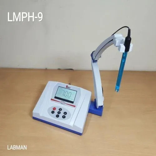 Black Table Top High Accuracy Digital Ph Meter Lmph9