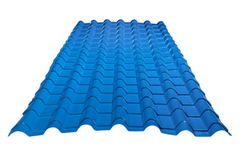 0.45 Mm Thick Water Proof Color Coated Mild Steel Tile Roofing Sheet Length: 2000 Millimeter (Mm)