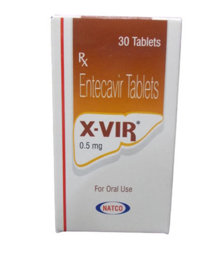 0.5 Mg Entecavir Tablets, Pack Of 30 Tablets