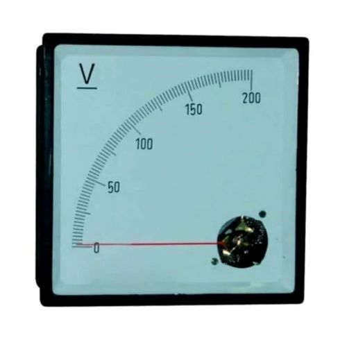 144x144 Mm Glass Top Insulation Box Abs Plastic Analog Voltmeter