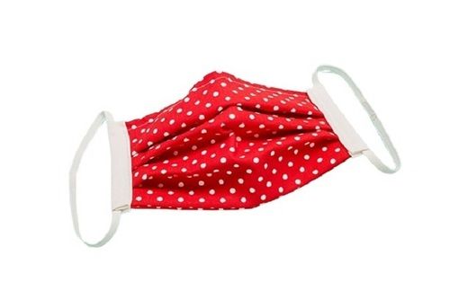 Premium Quality Breathable Cotton Face Masks With A Dot Pattern Age Group: Women