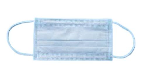 Plain 3 Ply Non-Woven Disposable Face Mask Age Group: Adults