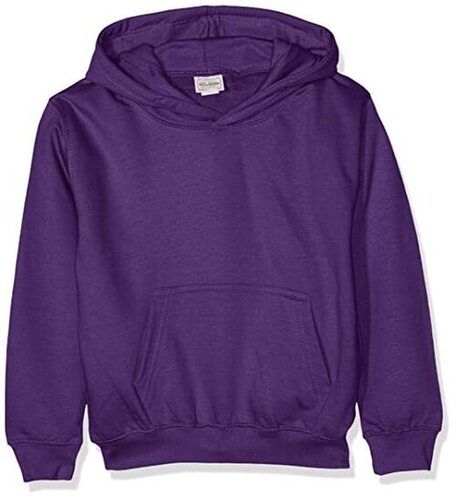 Regular Wear Full Sleeve Plain Kids Hoodies Age Group: 3-5