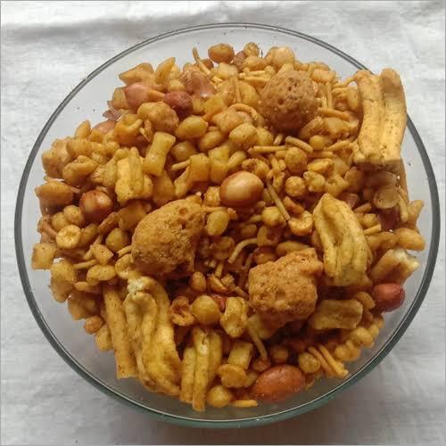 Salty Crispy Mixer Namkeen Served With Coffee And Tea