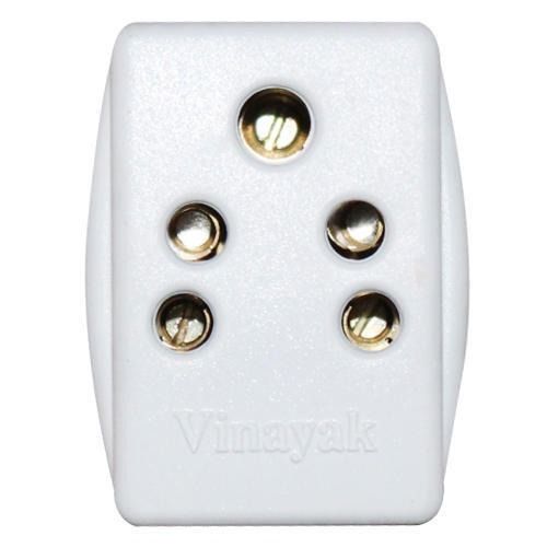 220 Voltage 6 Ampere 50 Hertz Polycarbonate Multi Pin Plug For Power Supply Application: Electric Fittings