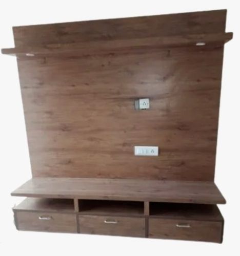 69 X 16 X 18 Inches Eco Friendly Solid Hardwood Ply Wooden Tv Unit  Carpenter Assembly