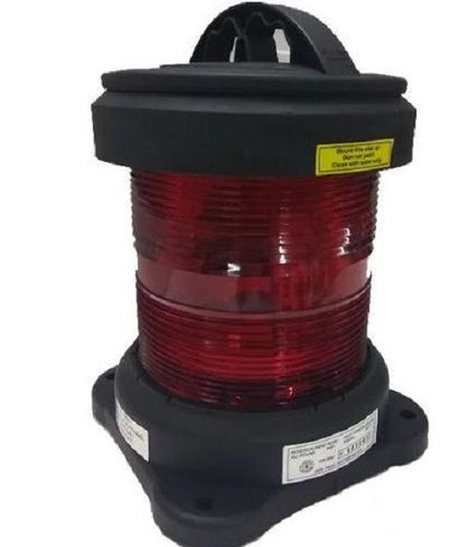 Simple Control 7 Inch Plastic Material Manual Electric Marine Navigation Light 