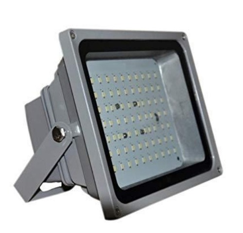 व्हाइट एल्युमिनियम और ग्लास बॉडी एलईडी फ्लड लाइट हाउसिंग