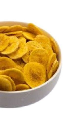 Hygienically Packed Fried Processed Round Shape Banana Chips