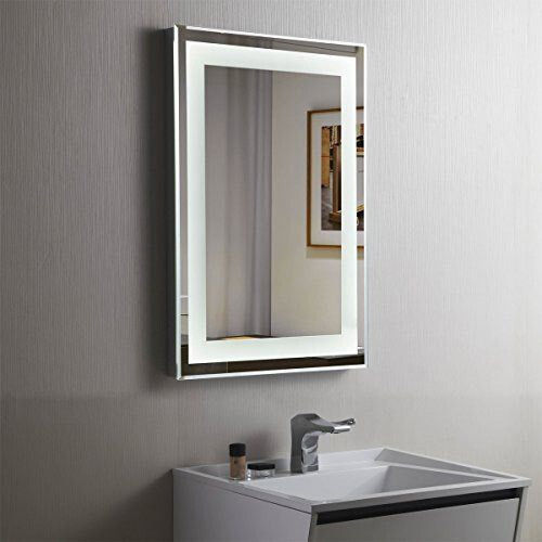 Wall Mounted Stainless Steel Led Mirror For Home And Hotel Use