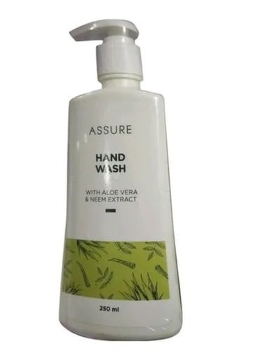 250 Ml Single Piece Polished Surface Plastic Assure Herbal Hand Wash