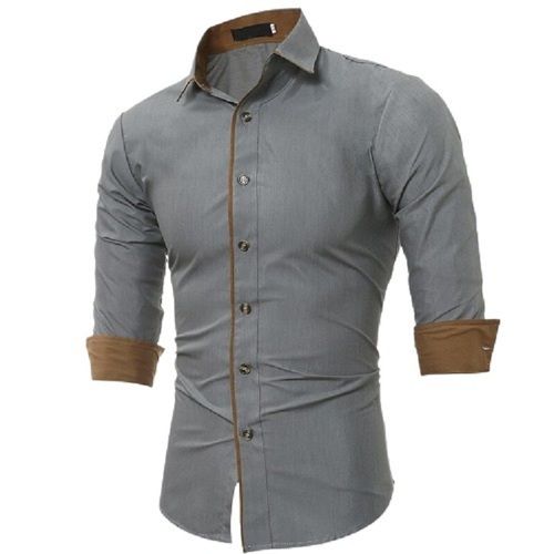 Washable Casual Wear Full Sleeves Pure Cotton Mens Shirts