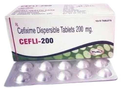 Cefli-200 Cefixime Dispersible Antibiotic Tablets General Medicine