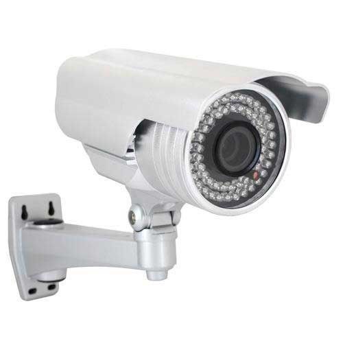 सिल्वर डे और नाइट विज़न टाइप सफ़ेद प्लास्टिक वायर्ड Cctv कैमरा 