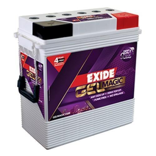 Gelmagic1500 Exide Gel Magic Battery With 4 Year Warranty