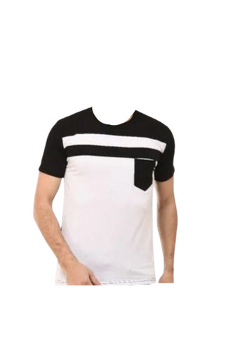 Men'S Short Sleeves O-Neck Comfortable And Smooth Cotton T Shirt